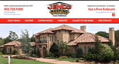 Desktop Screenshot of jencoroofing.com
